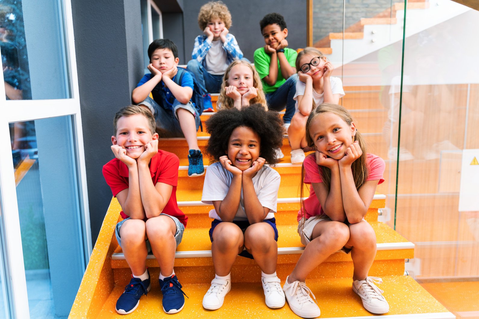 Teen Students at Primary School